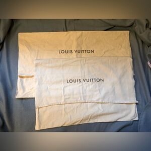SET 2 LV Louis Vuitton dust bags authentic XL large